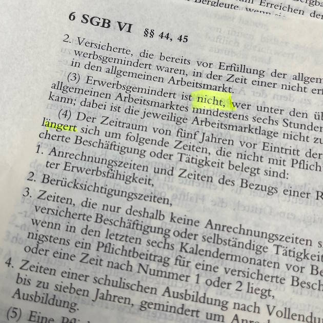 Kanzlei für Rentenrecht - Hilfe bei Ablehnung der Rentenantrags